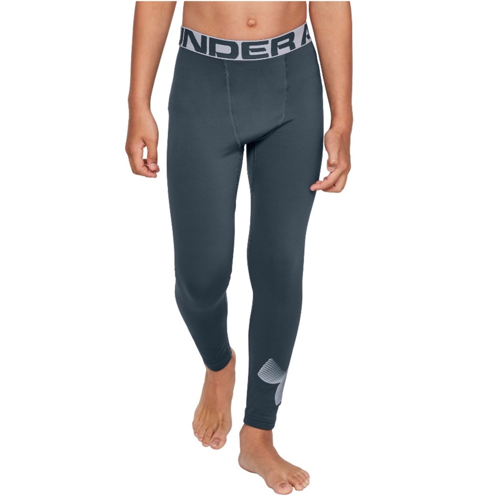 Under Armour Boys ColdGear Armour Leggings size YXS in good used condition
